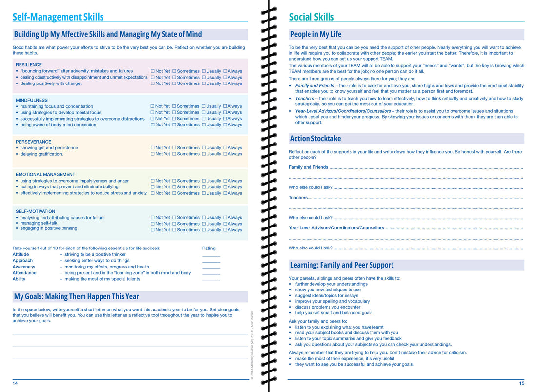 2025-2026 MYP Student Planner (Print on Demand 4 weeks turnaround)