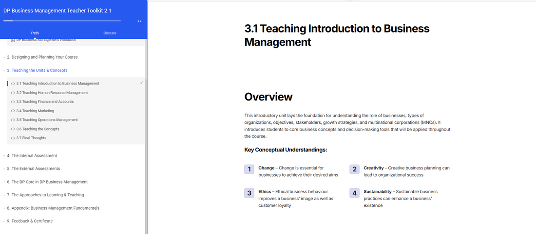 IBDP Business Management Teacher Toolkit (Version 2.1) - IB Source Education