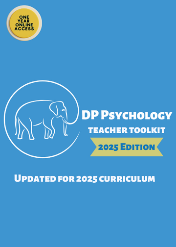 IBDP Psychology Teacher Toolkit 2025 Edition (NYP Due November 2025)