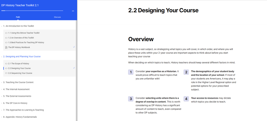 IBDP History Teacher Toolkit (Version 2.1) - IB Source Education