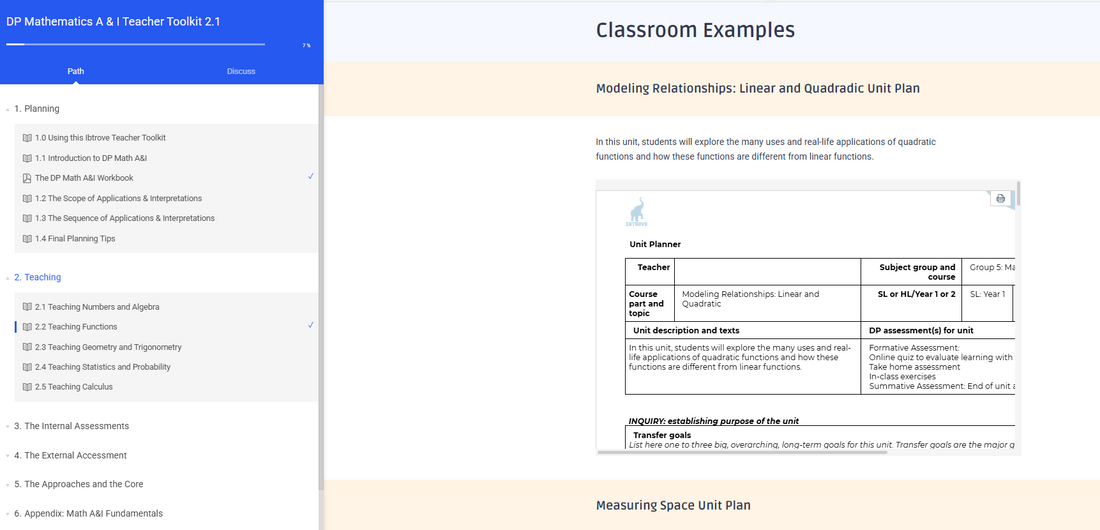 IBDP Mathematics Applications & Interpretation Teacher Toolkit (Version 2.1) - IB Source Education