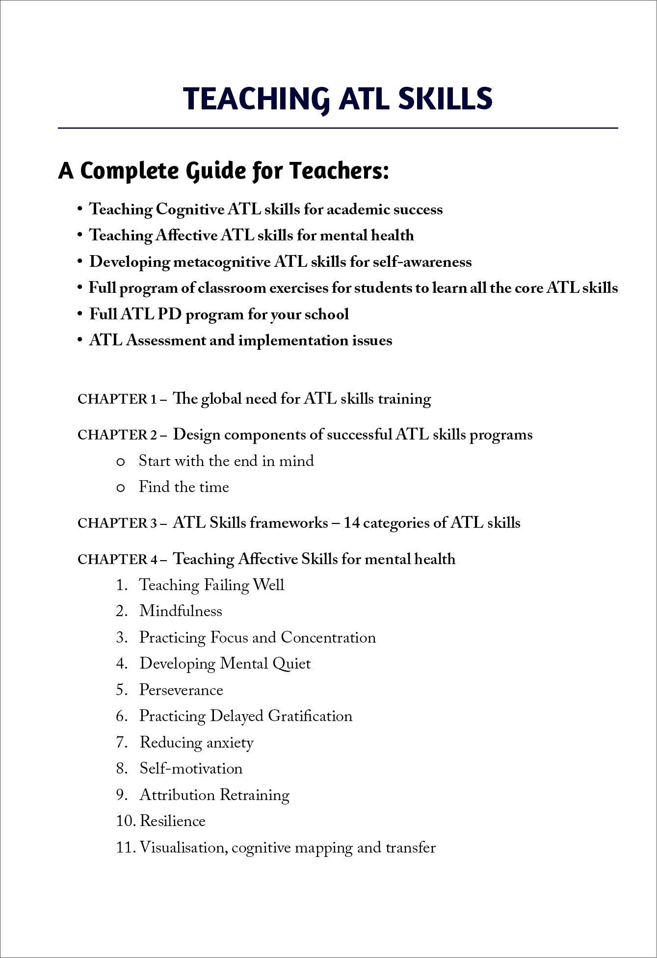 Teaching ATL Skills (A Complete Guide for Teachers) - IB Source Education