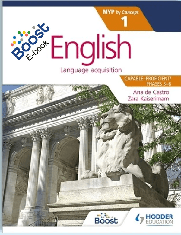 9781471880551 English for the IB MYP 1 by Concept - IB Source Education