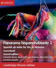 9781108760348 Panorama hispanohablante Second edition 2 Coursebook with Digital Access (2 years) - IB Source Education