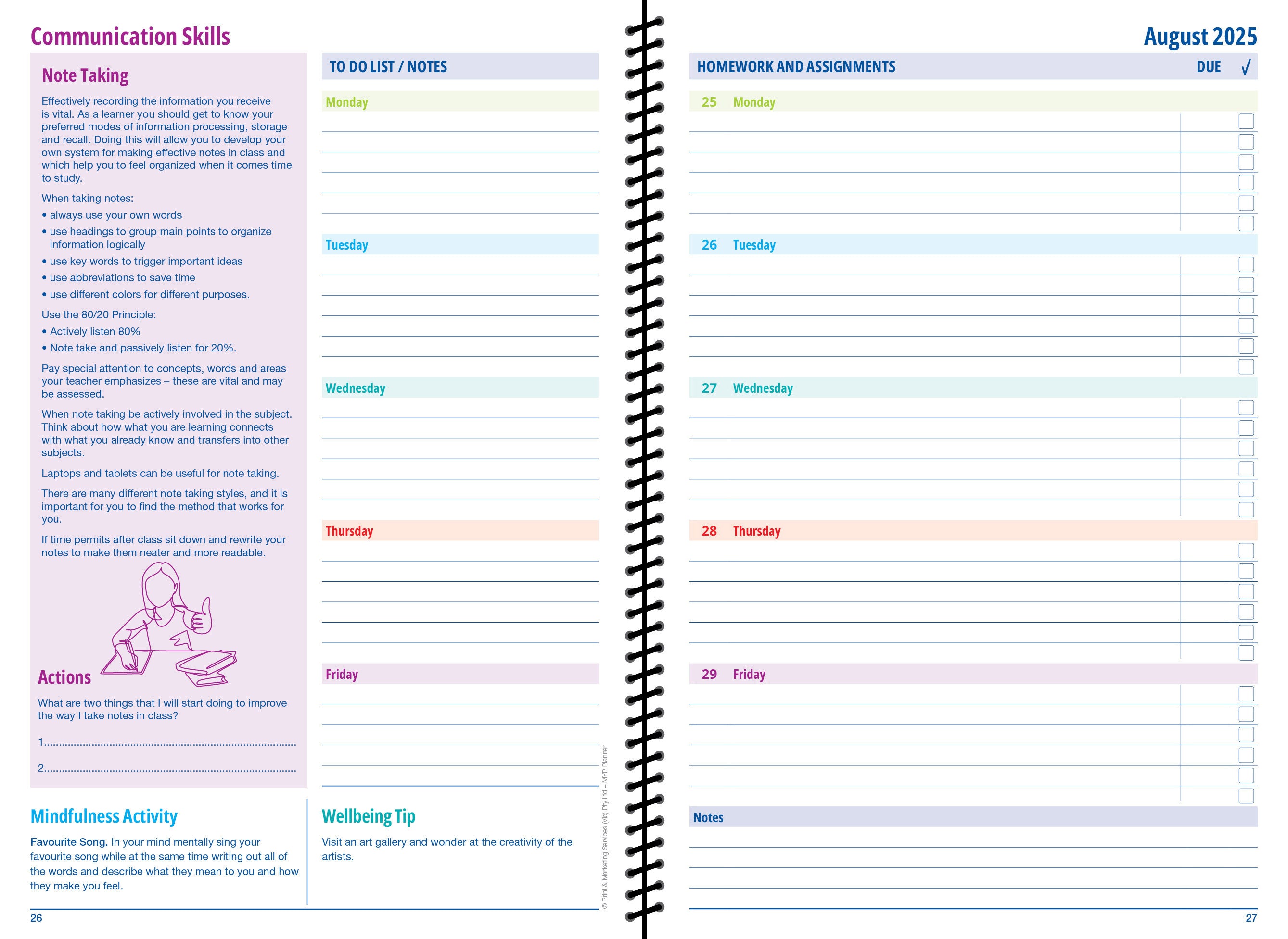 2026-2027 MYP Student Planner (Print on Demand 4 weeks turnaround) — image 4