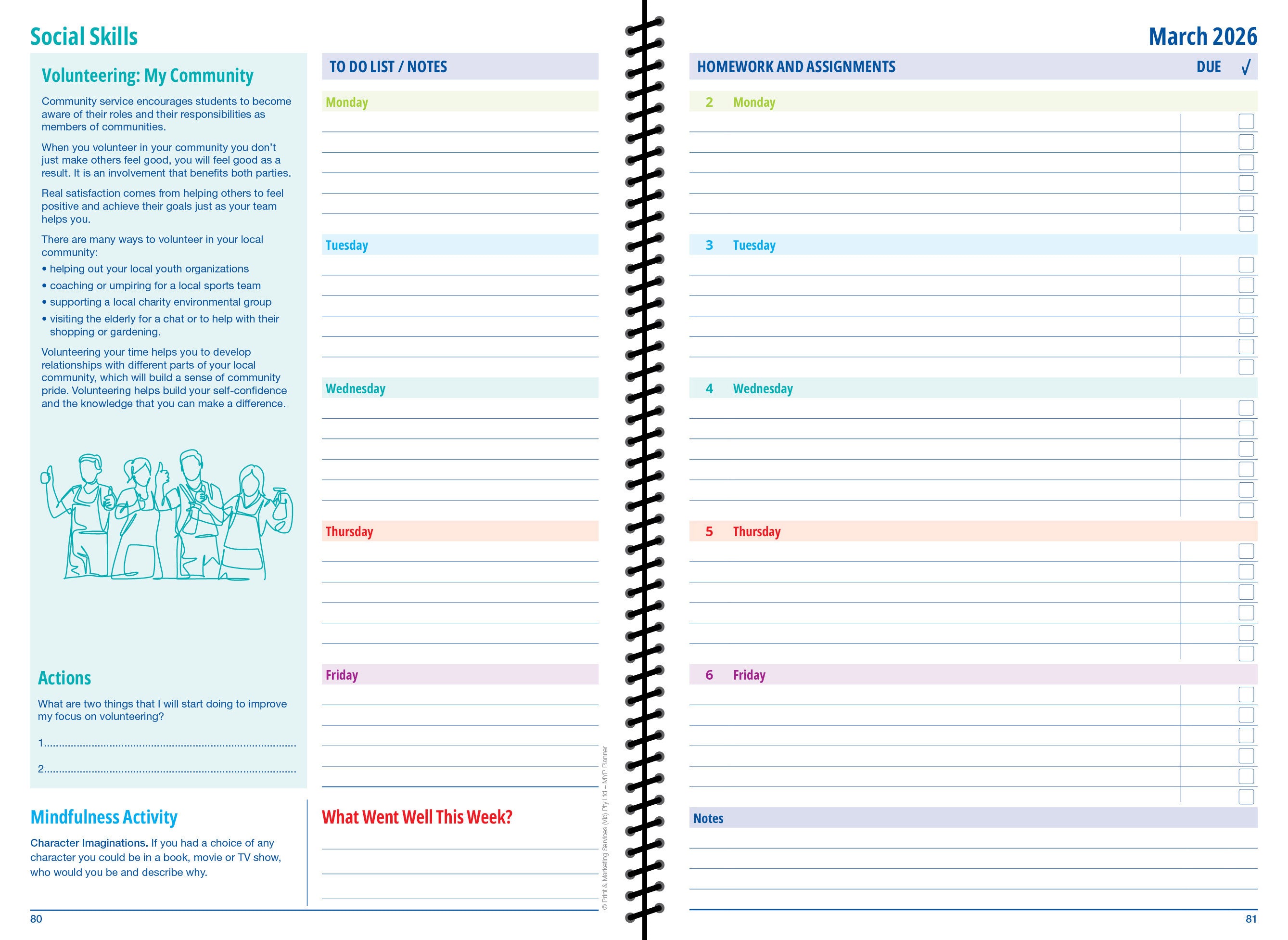 2026-2027 MYP Student Planner (Print on Demand 4 weeks turnaround) — image 5