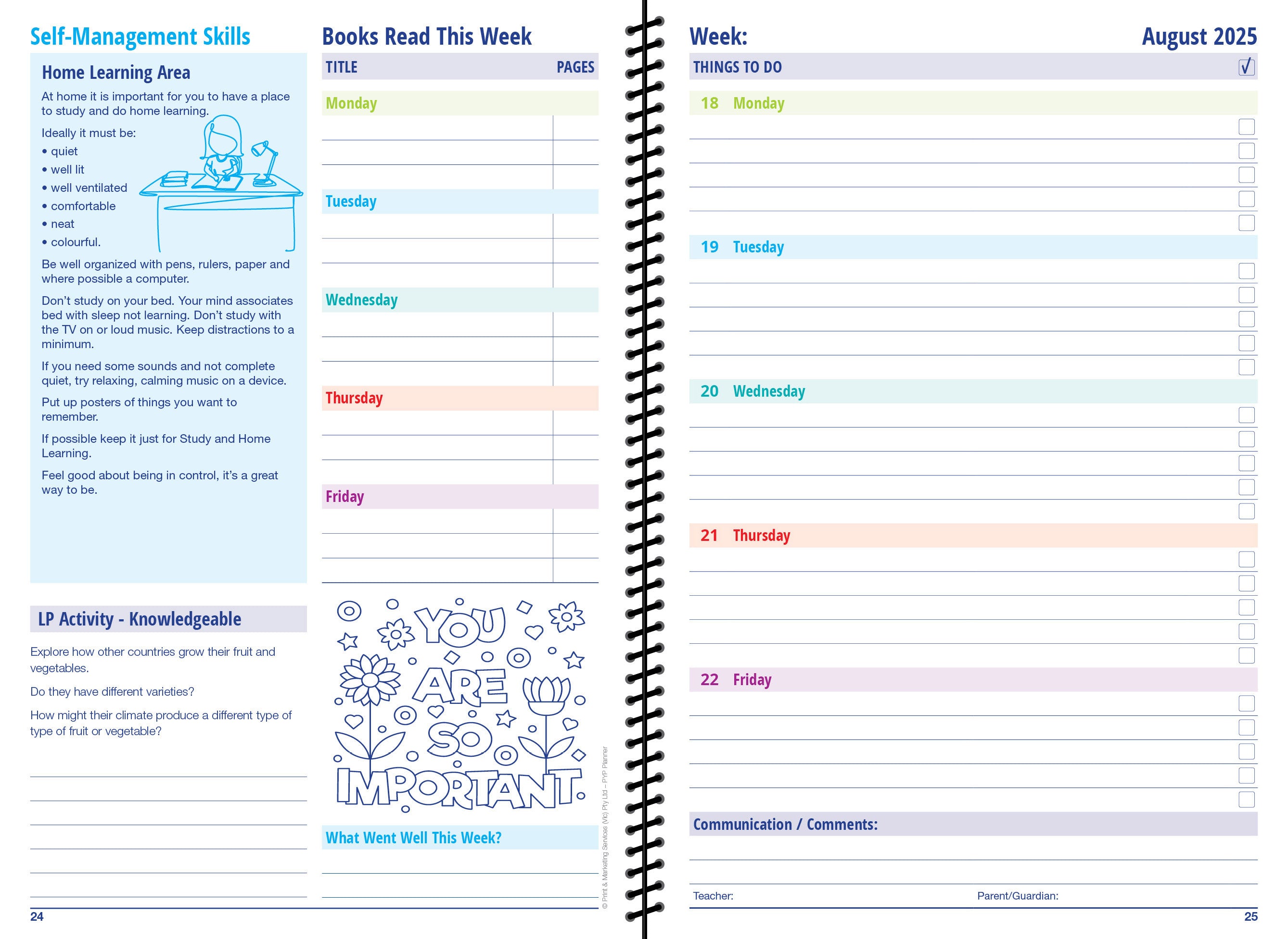 2026-2027 PYP Student Planner (Print on Demand 4 weeks turnaround) — image 3