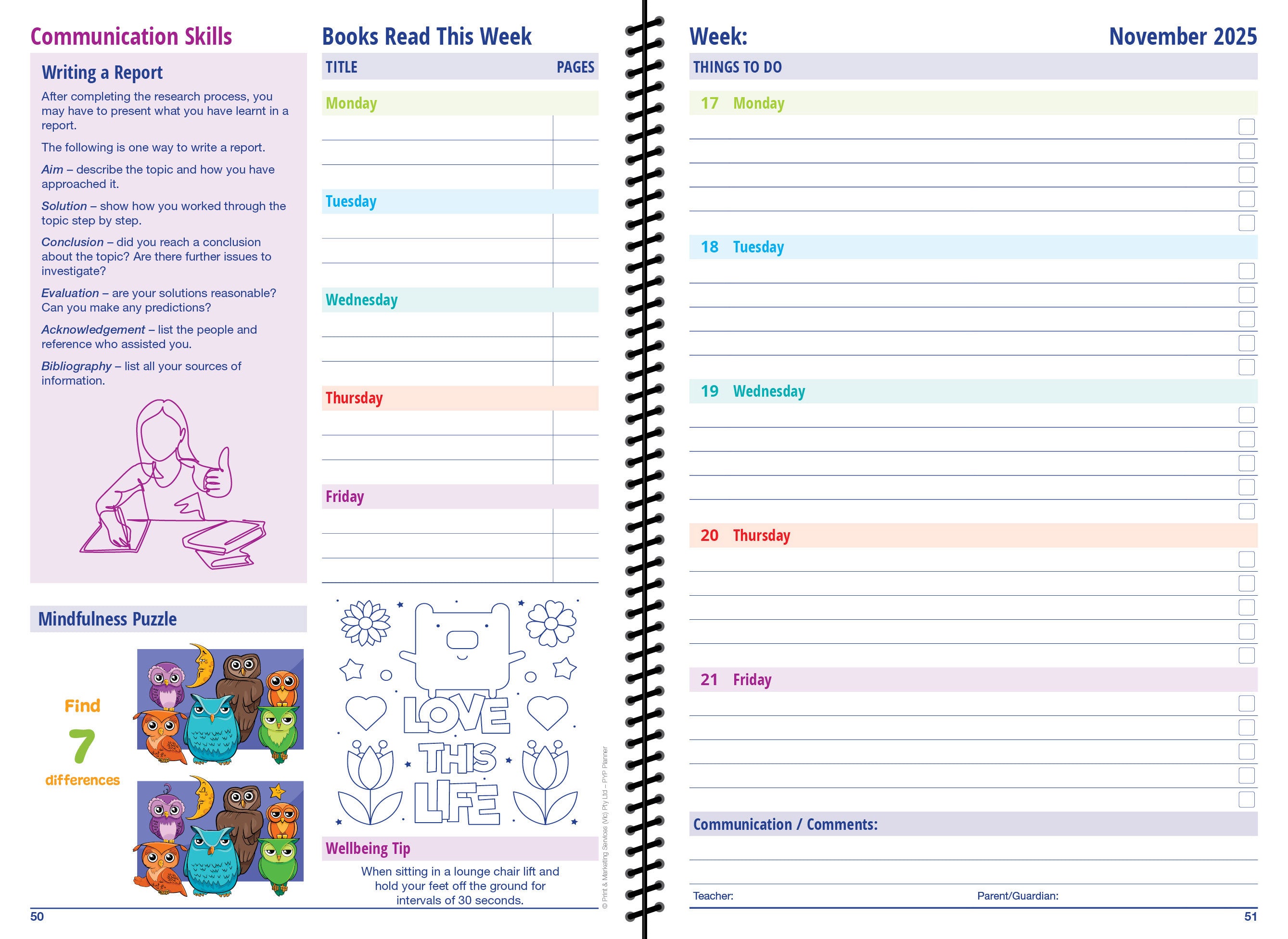2026-2027 PYP Student Planner (Print on Demand 4 weeks turnaround) — image 4