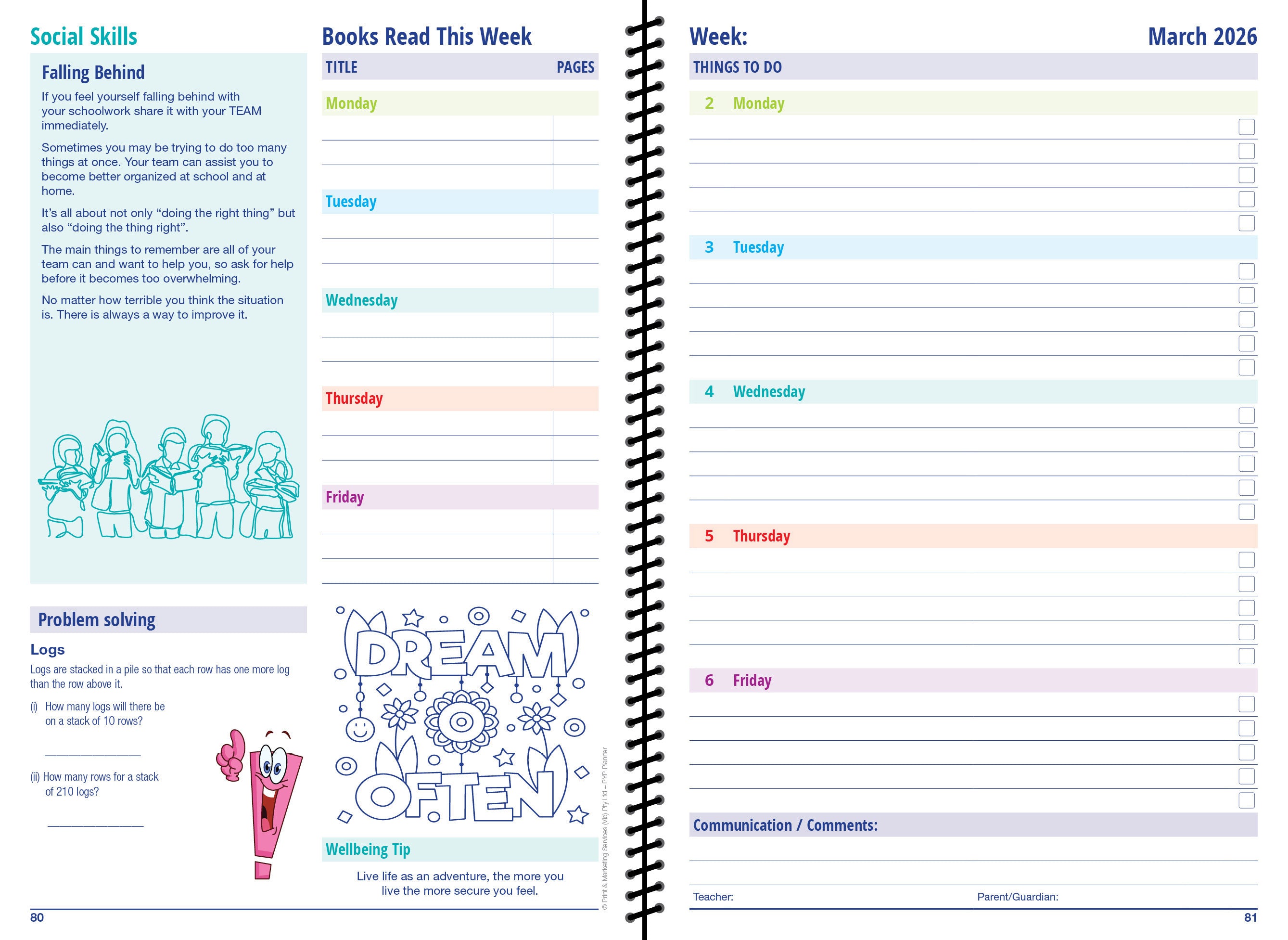 2026-2027 PYP Student Planner (Print on Demand 4 weeks turnaround) — image 5