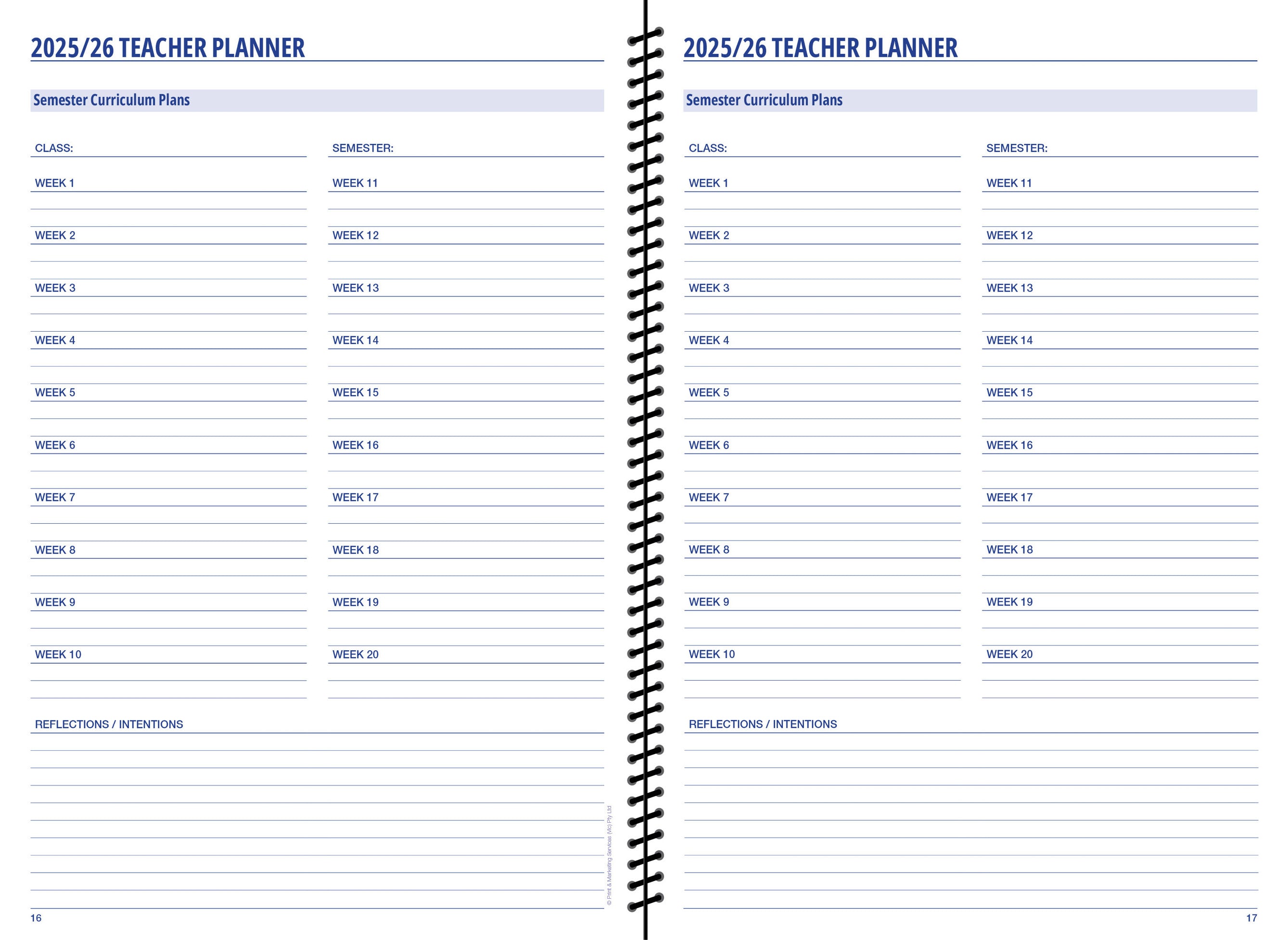 2026/2027 IB Teacher Planner (covers PYP, MYP, DP) — image 2