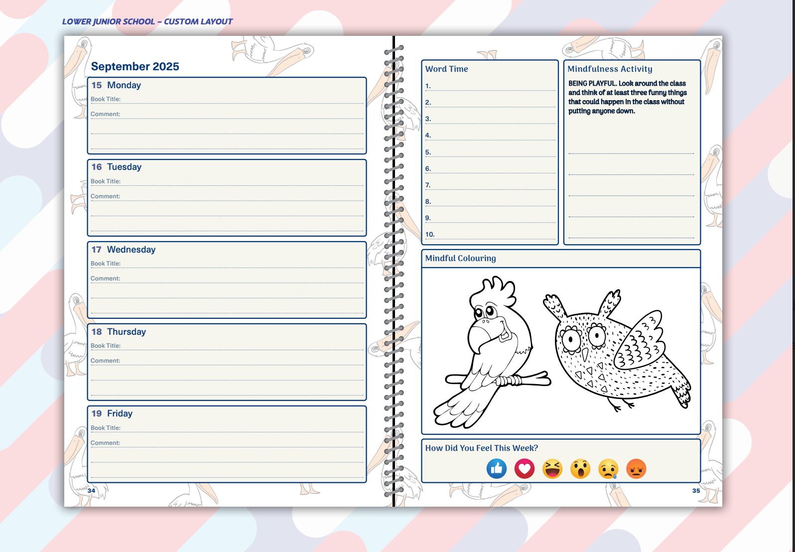 2027 Custom School Diaries & Reading Journals — image 4
