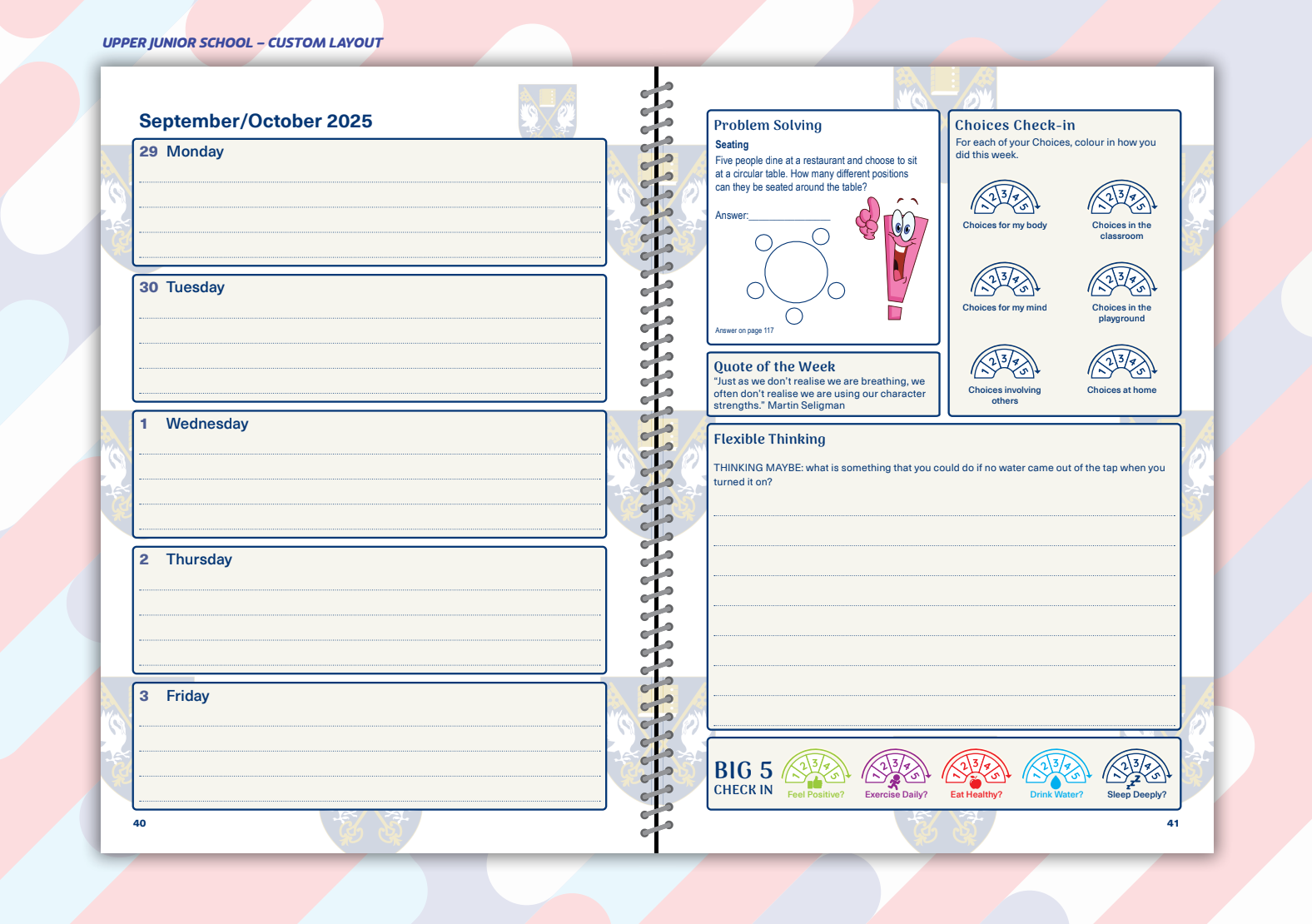 2027 Custom School Diaries & Reading Journals — image 5