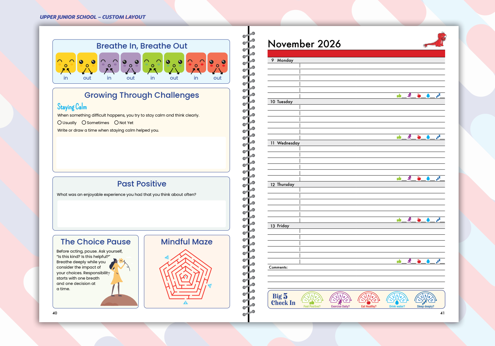 2027 Custom School Diaries & Reading Journals — image 6
