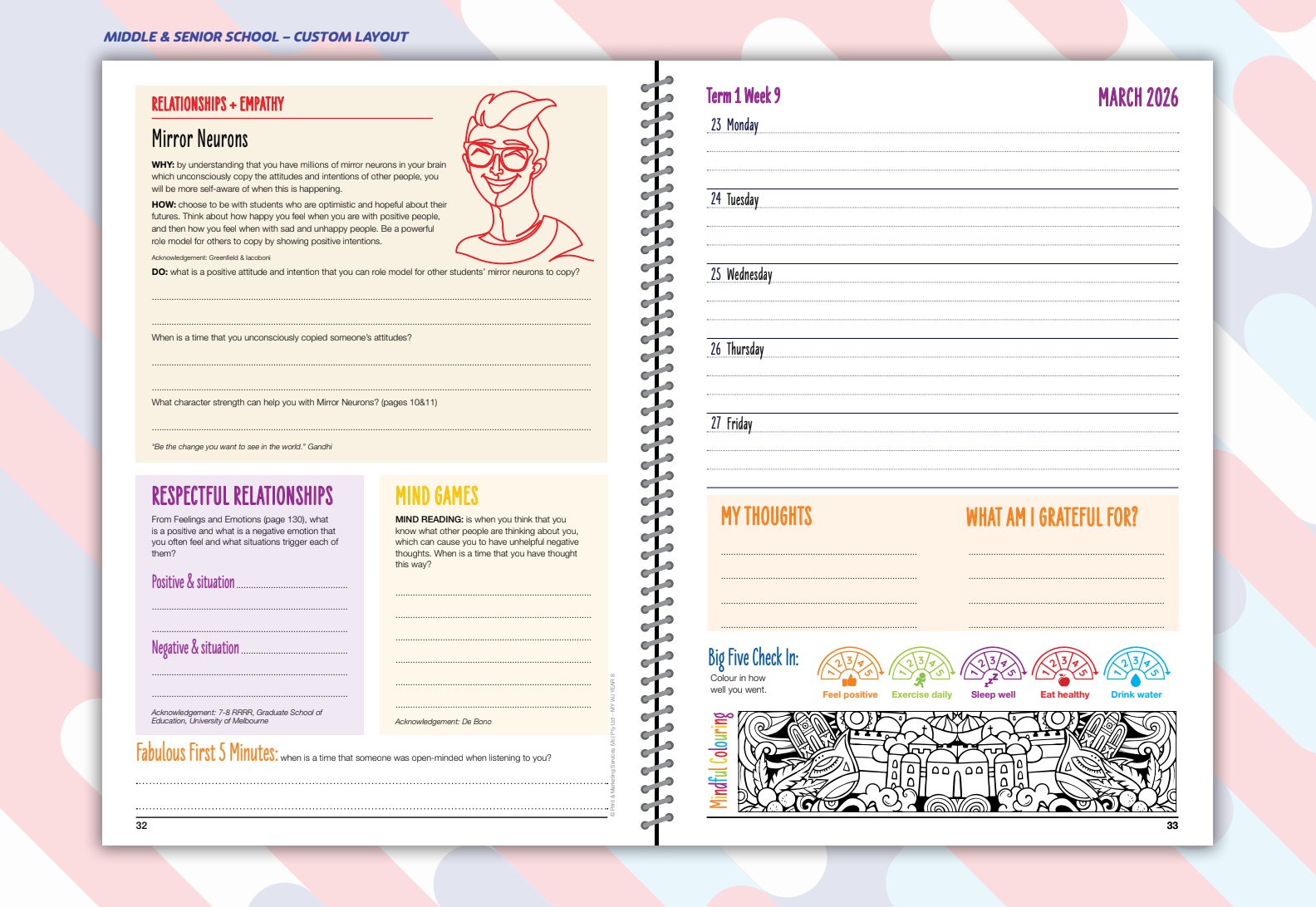 2027 Custom School Diaries & Reading Journals — image 8