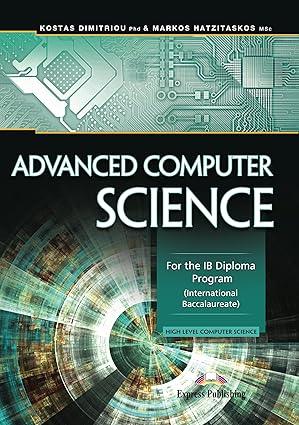 9781471552335 Advanced Computer Science: For the IB Diploma Program - IB Source Education