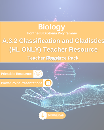 DP BIO A.3.2 Classification and Cladistics (HL ONLY) Teacher Resource Pack