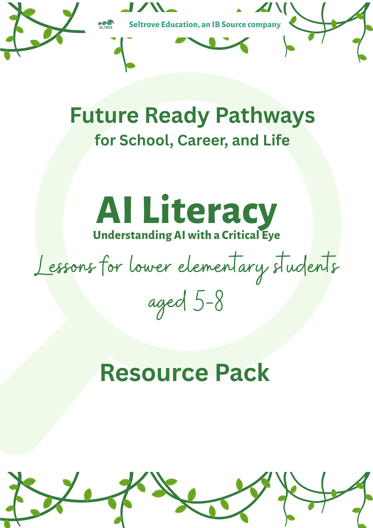 AI Literacy – Understanding AI with a Critical Eye (Lower Elementary) Teacher Resource Pack