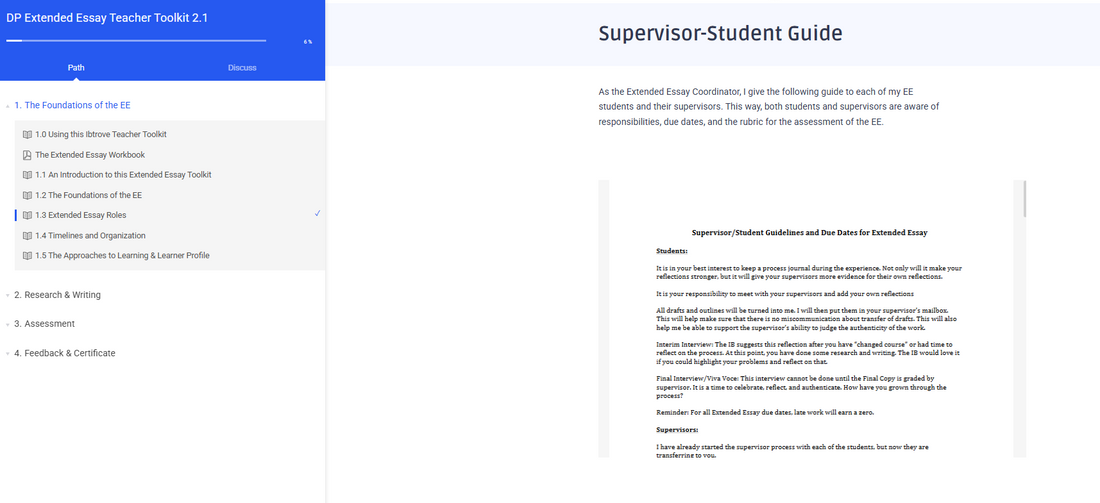 IBDP Extended Essay Teacher Toolkit 2025 Edition