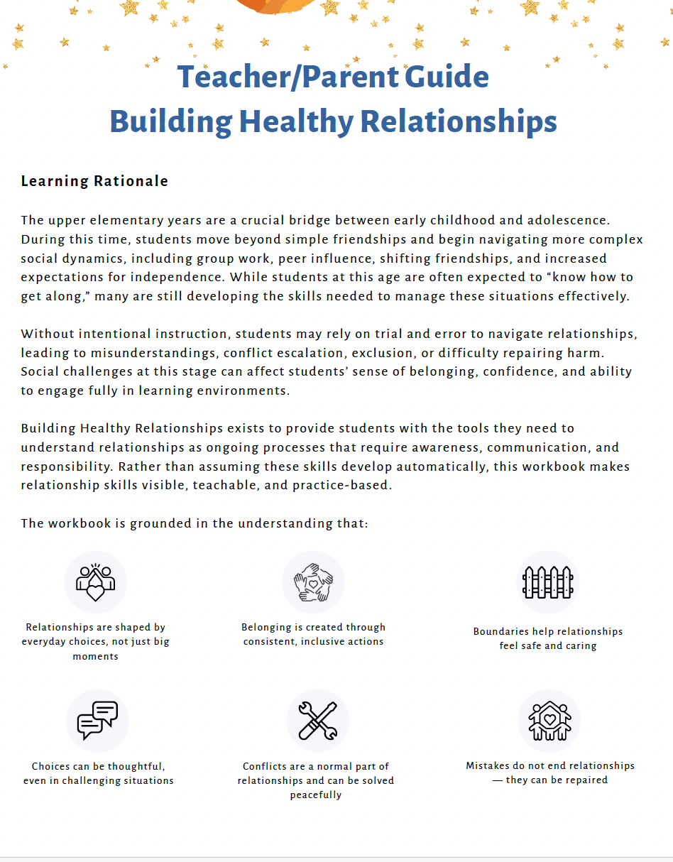 Healthy Relationships and Empathy (Upper Elementary) Teacher Resource Pack — image 3
