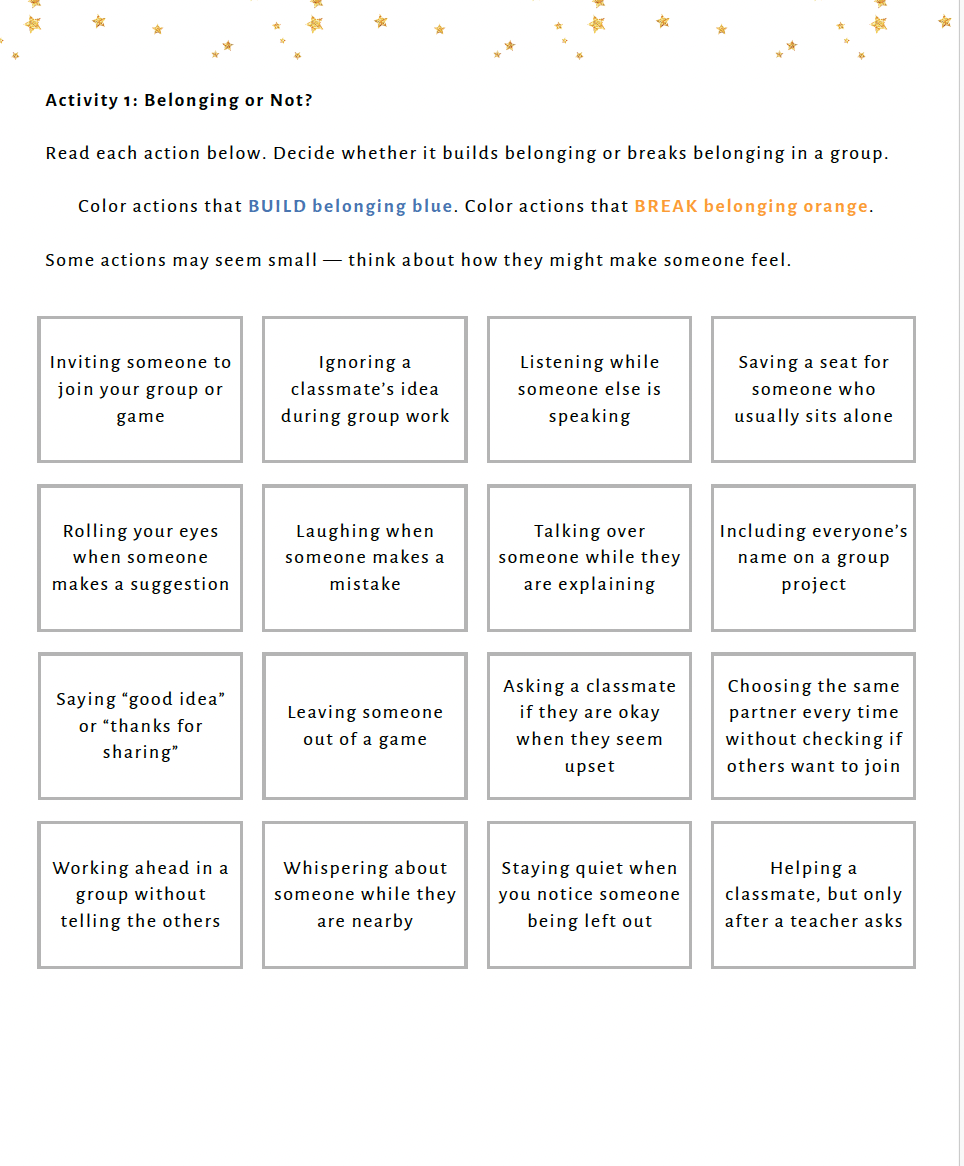 Healthy Relationships and Empathy (Upper Elementary) Teacher Resource Pack — image 8