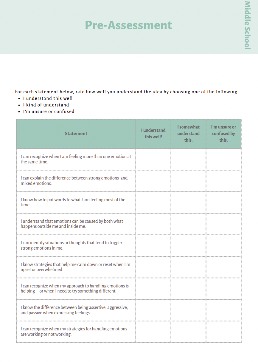 The Inner Compass: Navigating Emotions, Purpose, and Resilience (Middle School) Instructional Guide — image 7