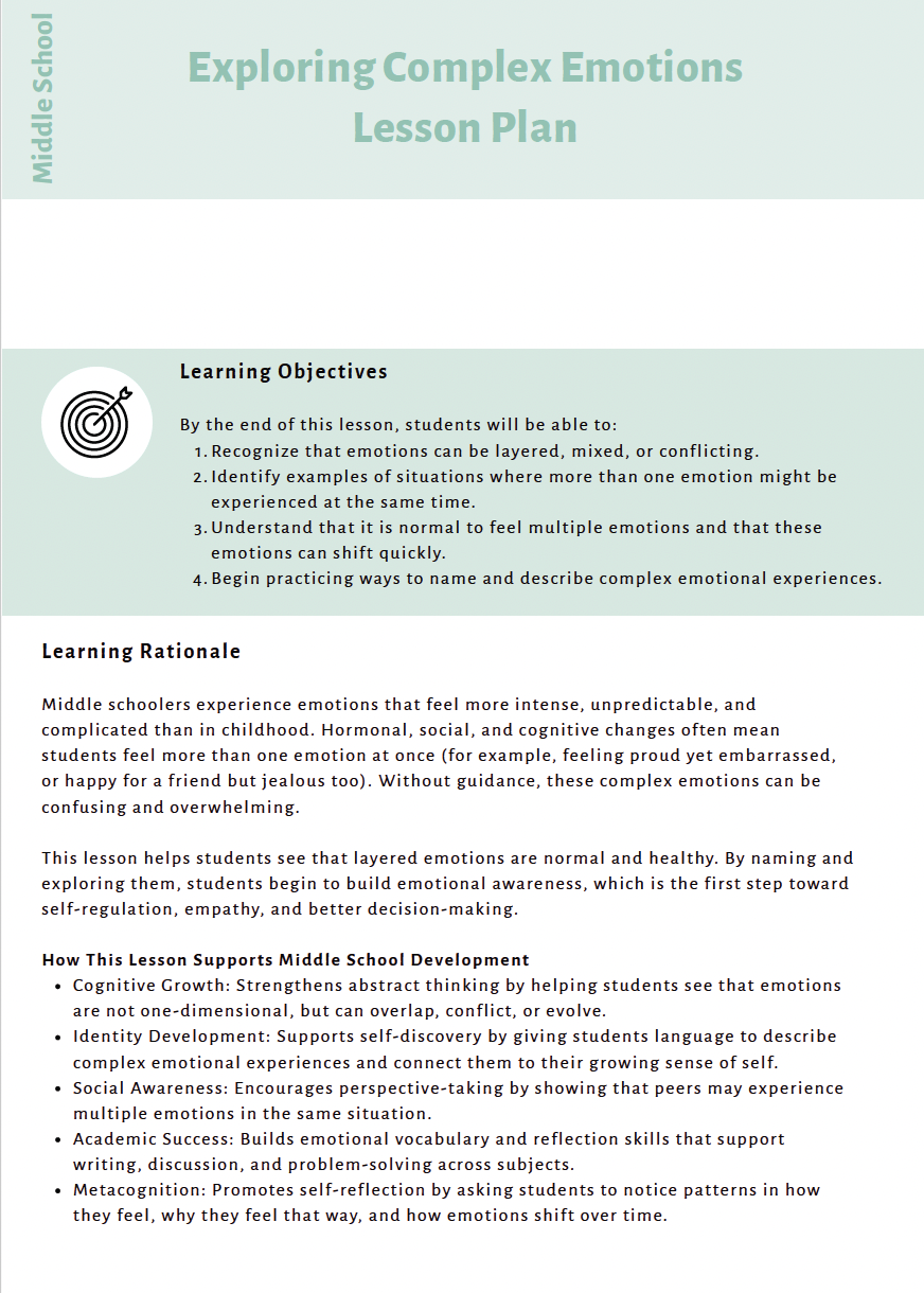 The Inner Compass: Navigating Emotions, Purpose, and Resilience (Middle School) Instructional Guide — image 8