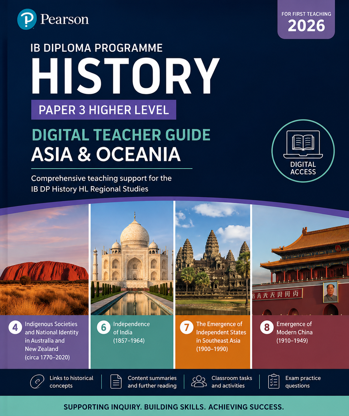 Pearson History for the IB Diploma Programme Higher Level Paper 3 Asia and Oceania Teacher Pack 1 Year License (NYP Due September 2026)