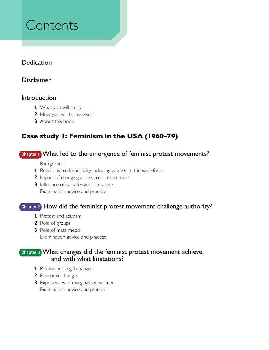 Access to History for the IB Diploma: Protest and Change: Feminism in the U.S. (1960-1979) Revolution in Tunisia (1989-2015)  (NYP July 2026)