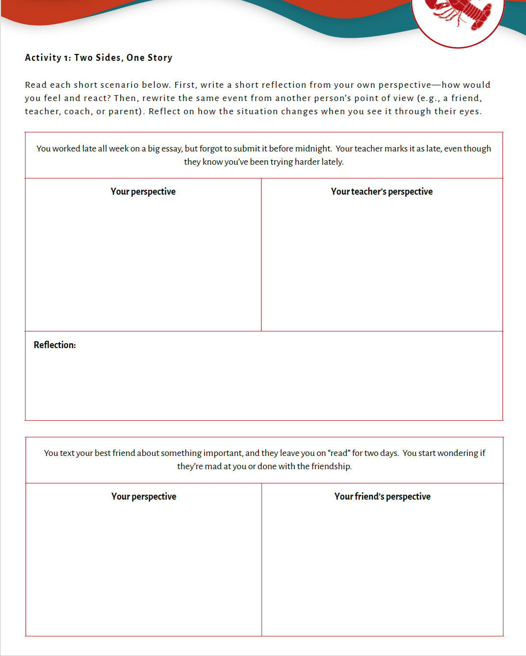 Resilience and Perseverance (High School) Teacher Resource Pack — image 2