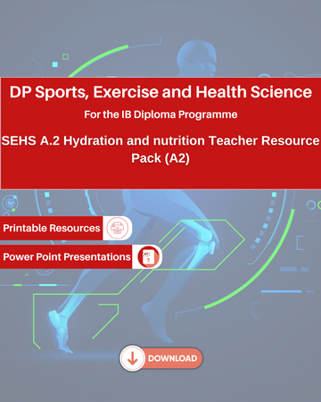 SEHS A.2 Hydration and Nutrition Teacher Resource Pack (A2)