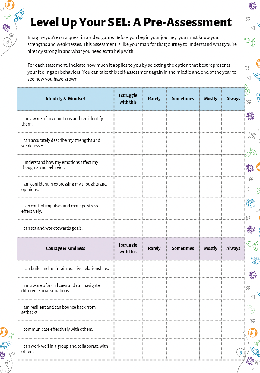 Social Emotional Learning Classroom Workbook - Grade 6, 2nd edition — image 6