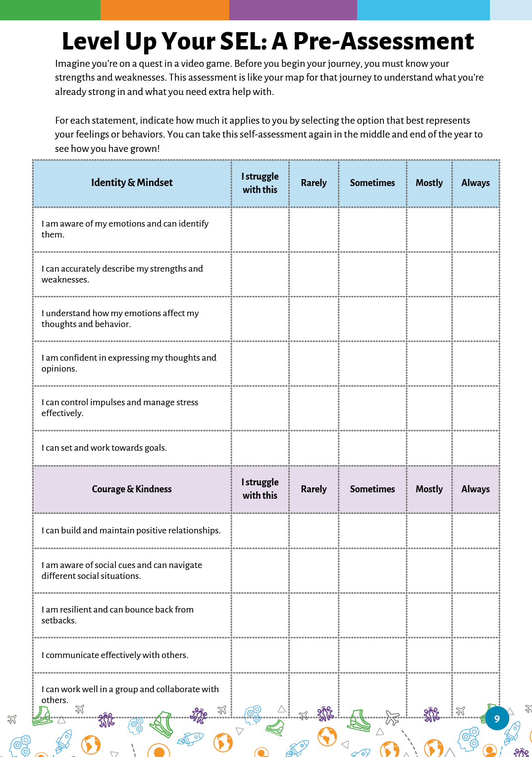 Social Emotional Learning Classroom Workbook - Grade 7, 2nd edition — image 7