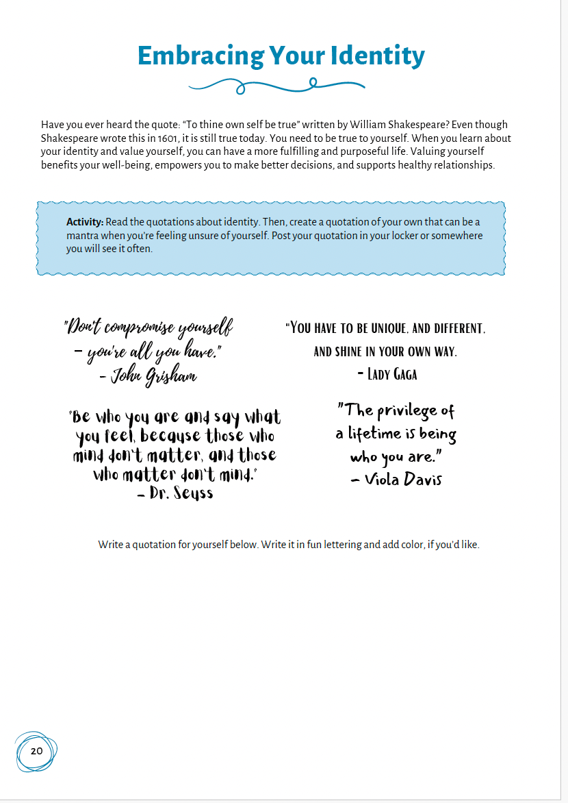 Social Emotional Learning Classroom Workbook - Grade 8, 2nd edition — image 3