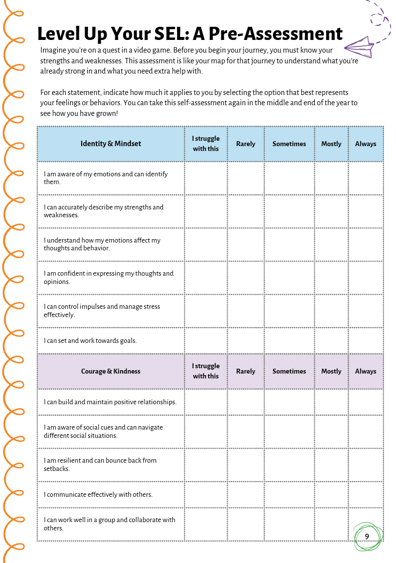 Social Emotional Learning Classroom Workbook - Grade 8, 2nd edition — image 9