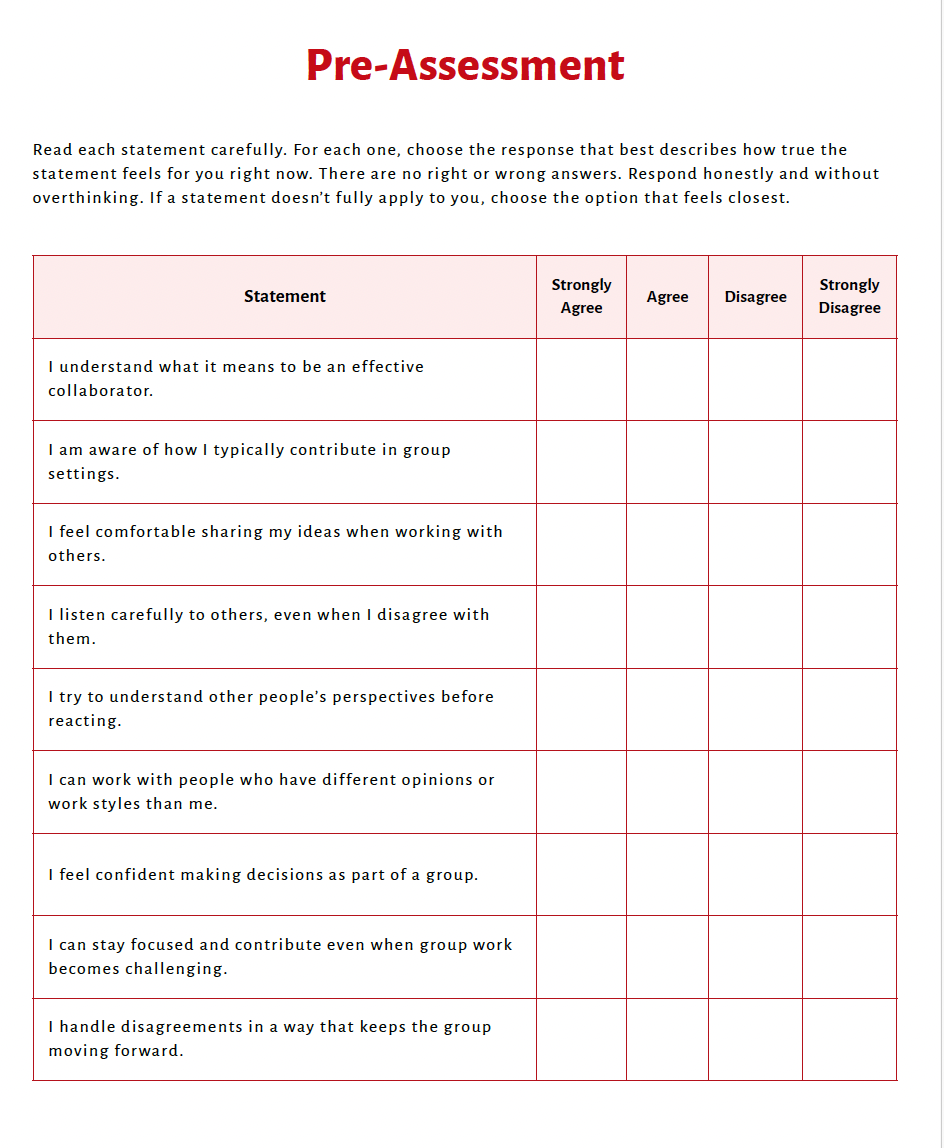 Teamwork and Collaboration (High School) Teacher Resource Pack — image 6