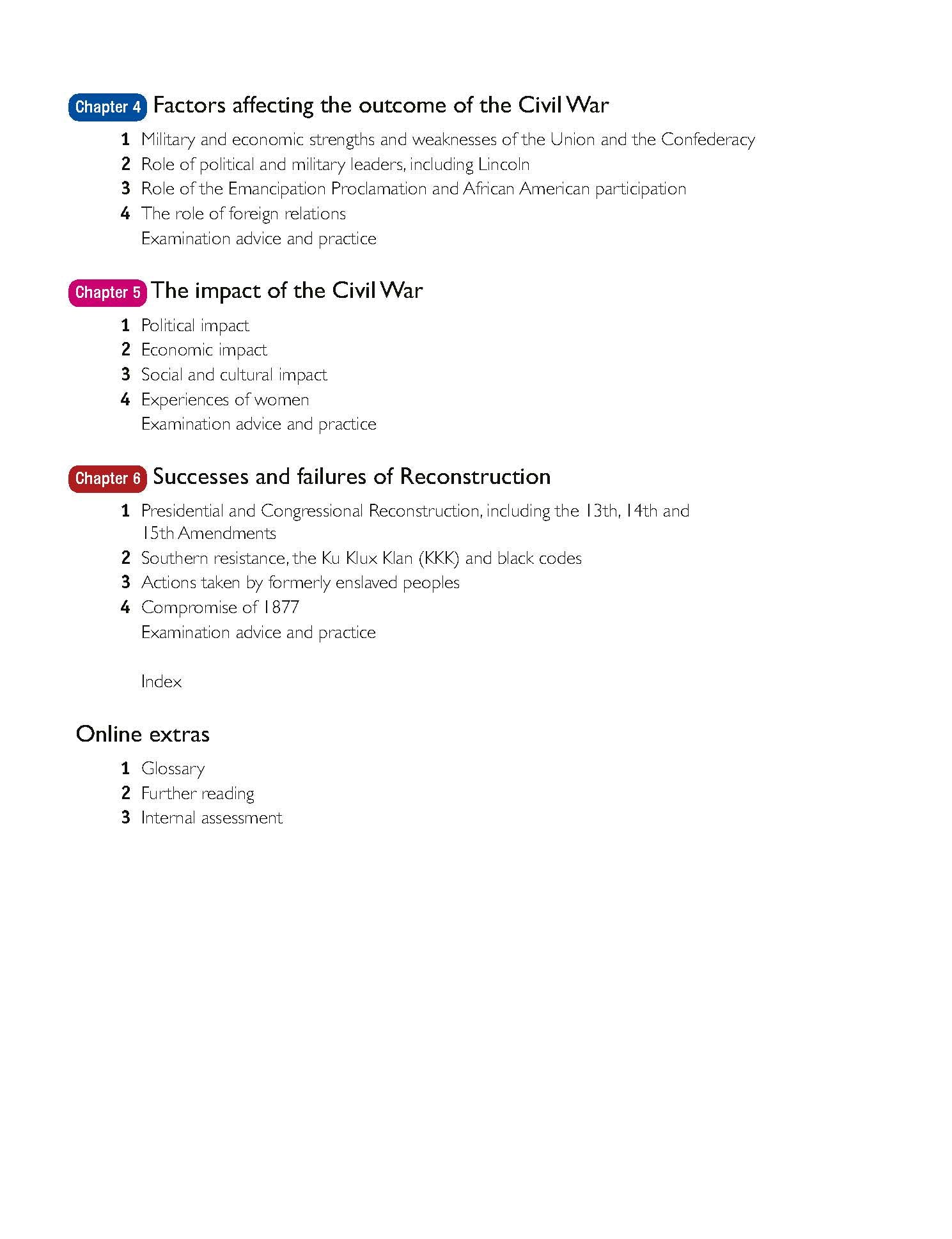 Access to History for the IB Diploma: US Civil War (1840-1877) (NYP November 2026)